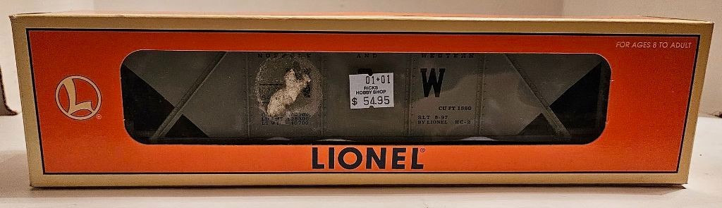 Lionel 6-19329 6446 N&W 4 Bay Hopper ~ Gray~ Vintage ~ NIB