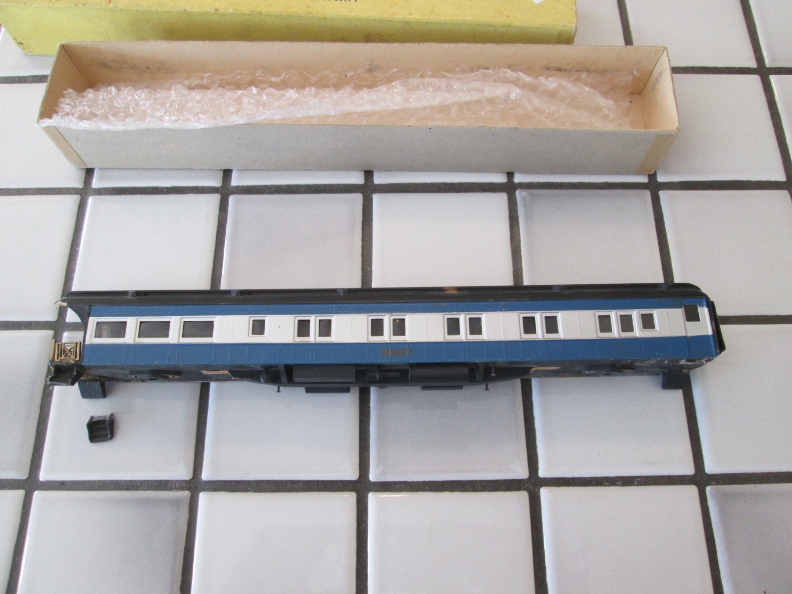 very old sampson models wood/metal passenger car HO SCALE
