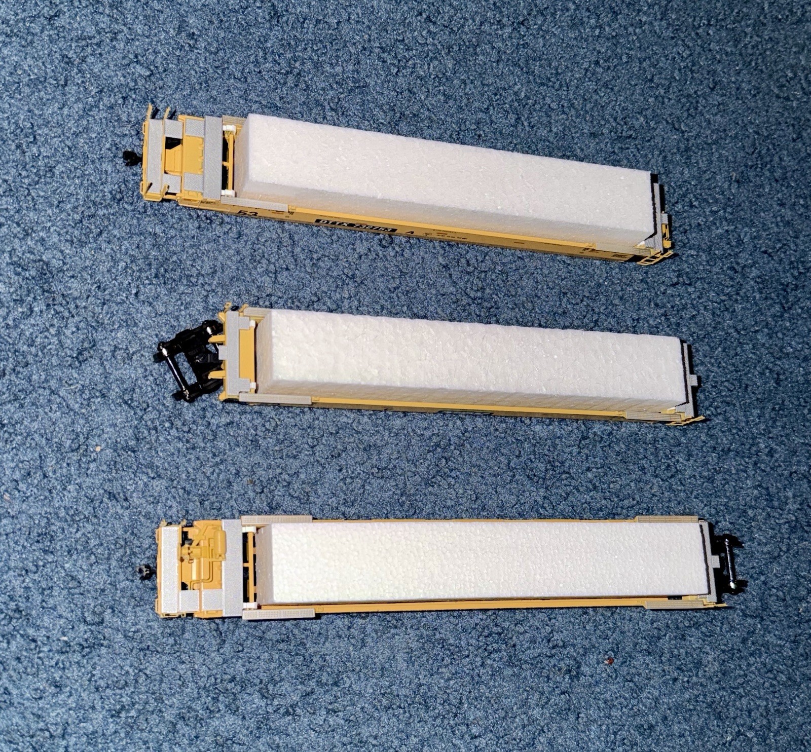 Kato HO Gunderson Maxi-IV Double Stack Car TTX Set Of 3 / #30-9015 / #732753