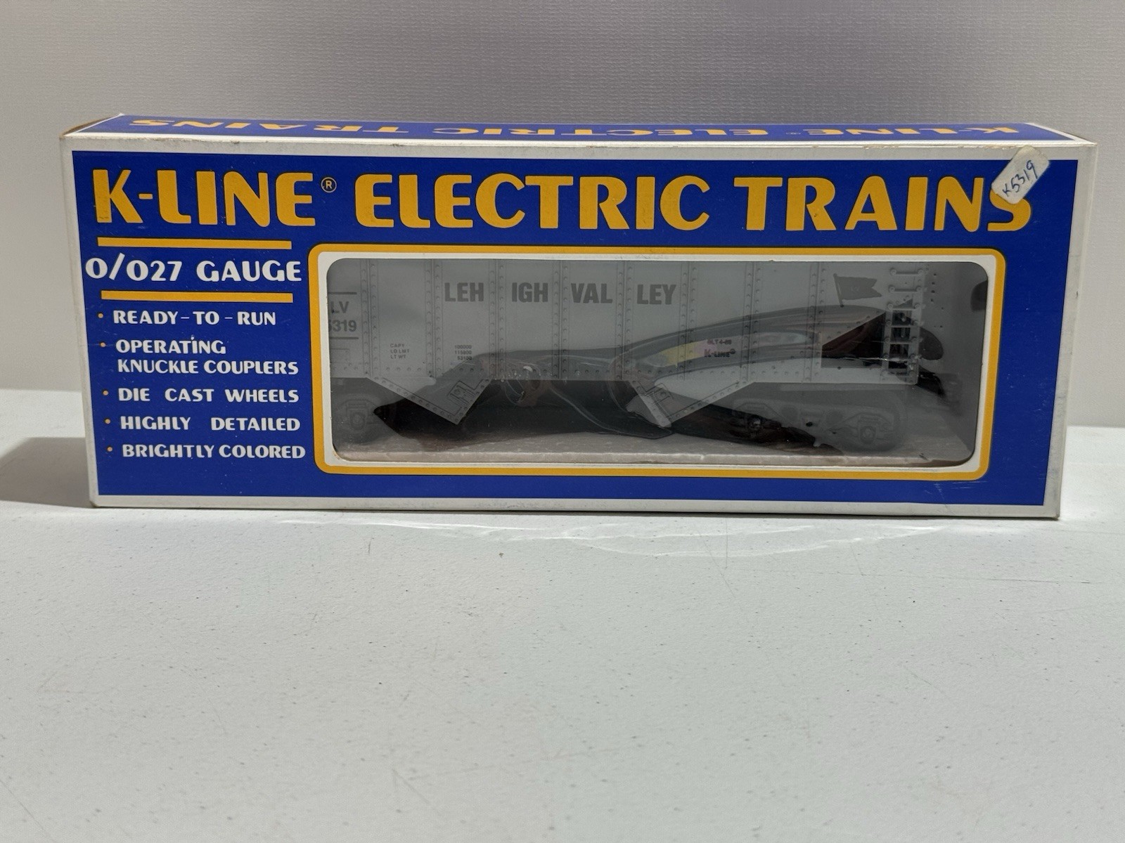 K-LINE K5319 O GAUGE LEHIGH VALLEY HOPPER CAR NEW IN BOX VINTAGE