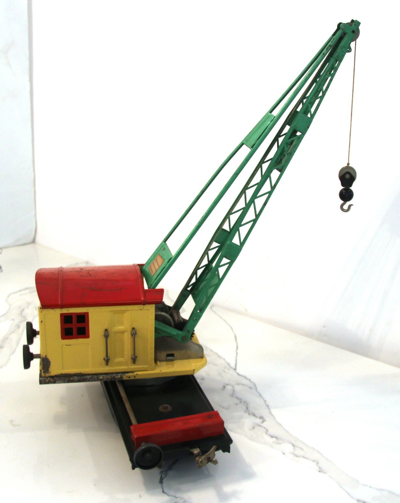 LIONEL 219 WORK CRANE Standard Gauge – Yellow Crane Car 1930-1939