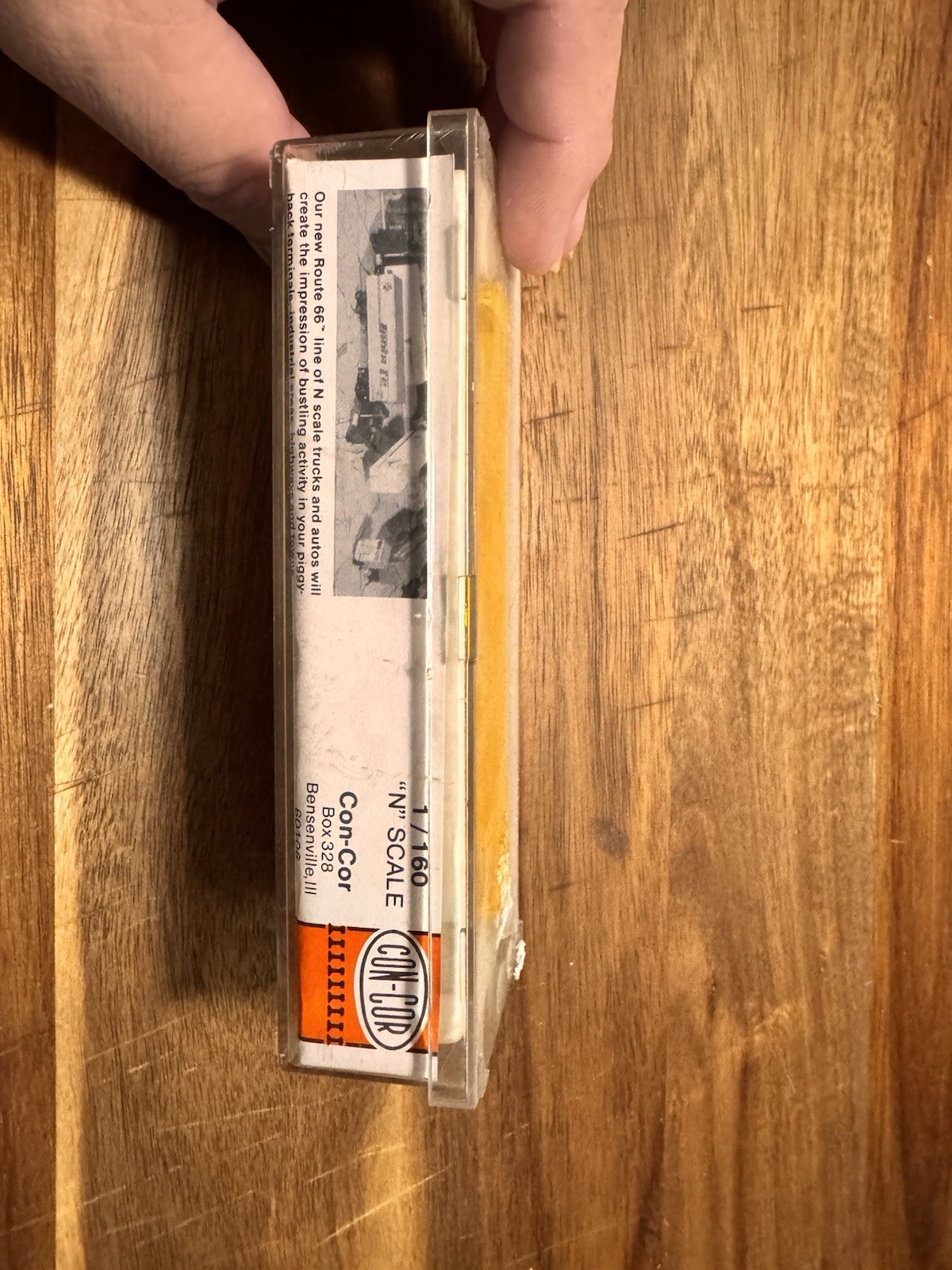 Con-Cor 0001-01231A N Scale 60’ Bulkhead Flat Car With CenterBeam Trailer Train