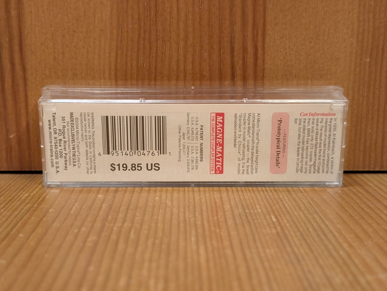 MICRO-TRAINS N Scale 75130 MODEL RAILROADER 70 YEARS 50′ Box Car WSOR 503149 NEW