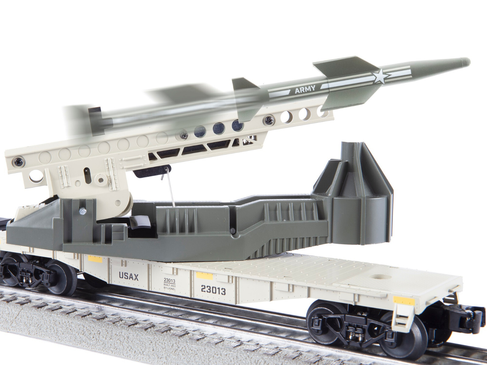 LIONEL 2223010-M US ARMY MISSILE LAUNCH CAR #23013 O GAUGE military train NEW