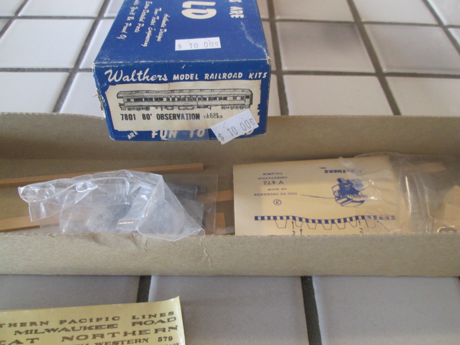 walthers wood/metal passenger car HO SCALE