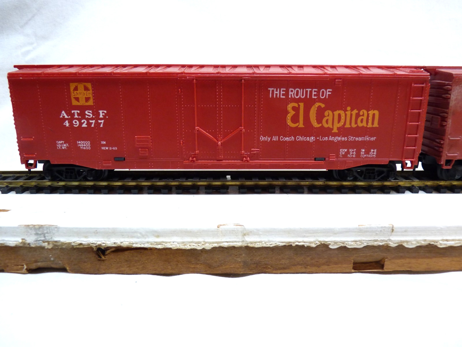TYCO HO Box Car Lot (3) ATSF El Capitan – Fast Shipping