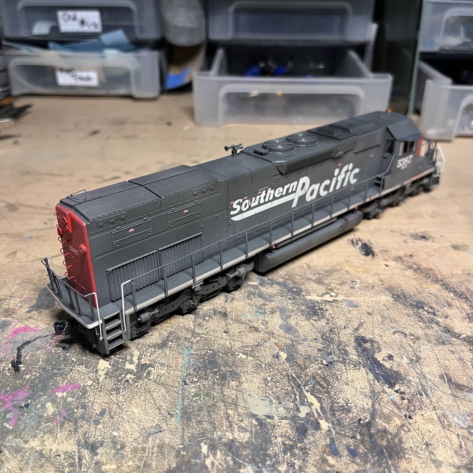 Southern Pacific/DRGW Rio Grande SD40T-2 Athearn Tunnel Motor 5387 DCC NO SOUND