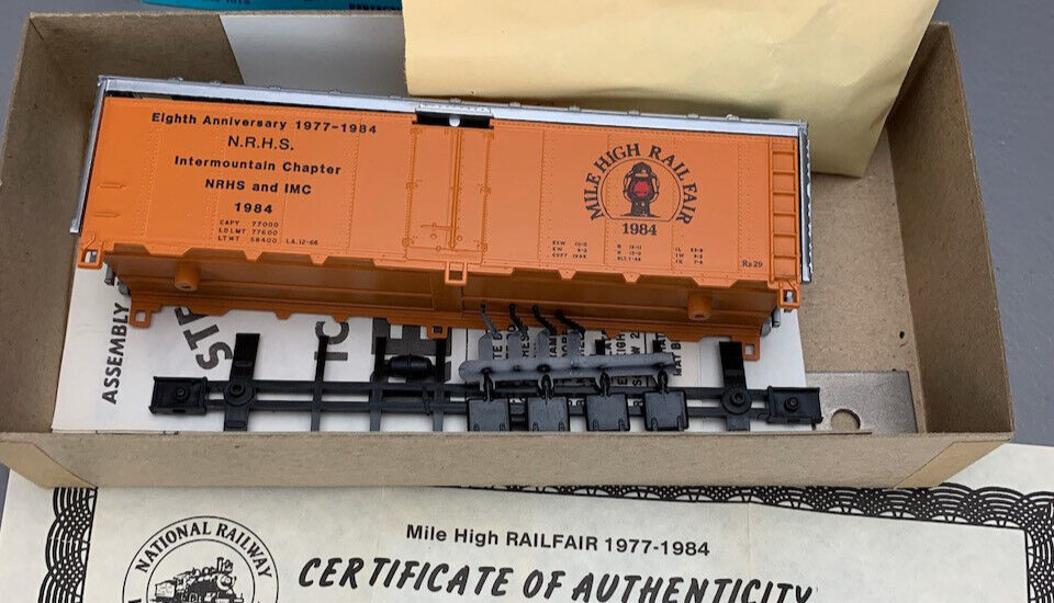 HO Athearn 40’ Steel Reefer 8th NRHS Mile High Railfair Kit NIB! SN 338 HO4614