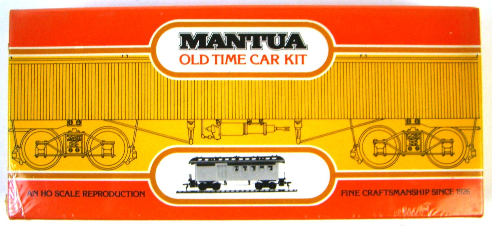 FACTORY SEALED MANTUA 805-44 W&A 1890 Wooden Box Car HO Scale