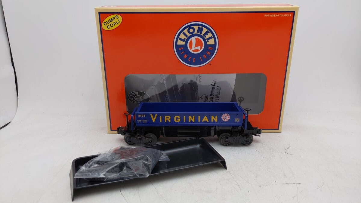 Lionel 6-36816 O Gauge Virginian Metal Coal Dump Car EX/Box