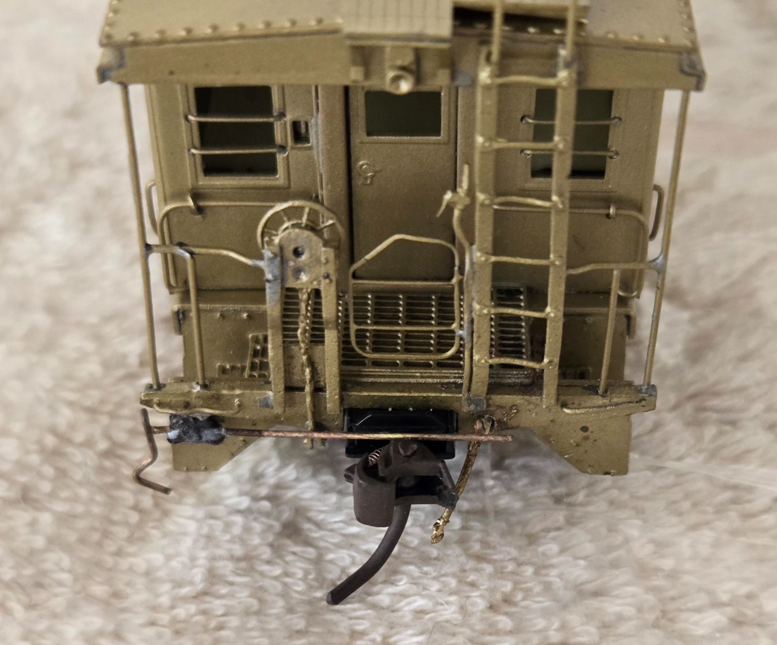 OVERLAND OMI 1159 HO SCALE BRASS CA- 8 CABOOSE UNPAINTED UNION PACIFIC