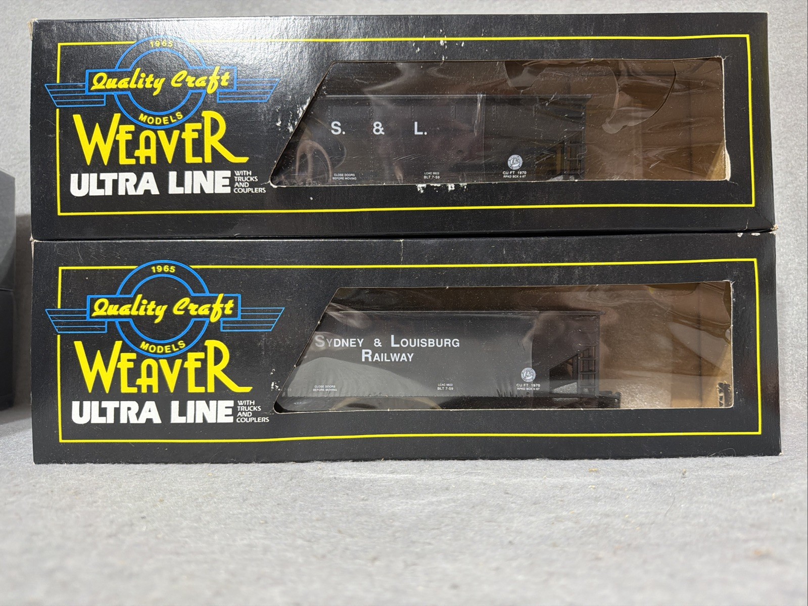 Weaver Models, Sidney & Louisburg Hoppers, LCAC, 1998, VHTF, MIB!