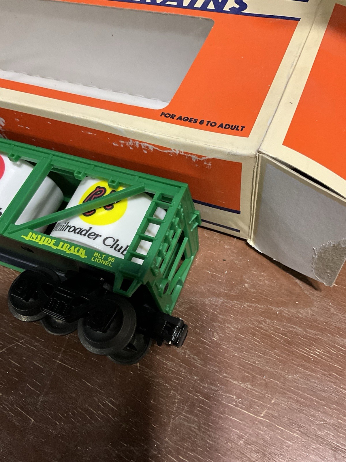 VINTAGE LIONEL 1996 INSIDE TRACK VAT CAR 19940 O SCALE NEW IN BOX