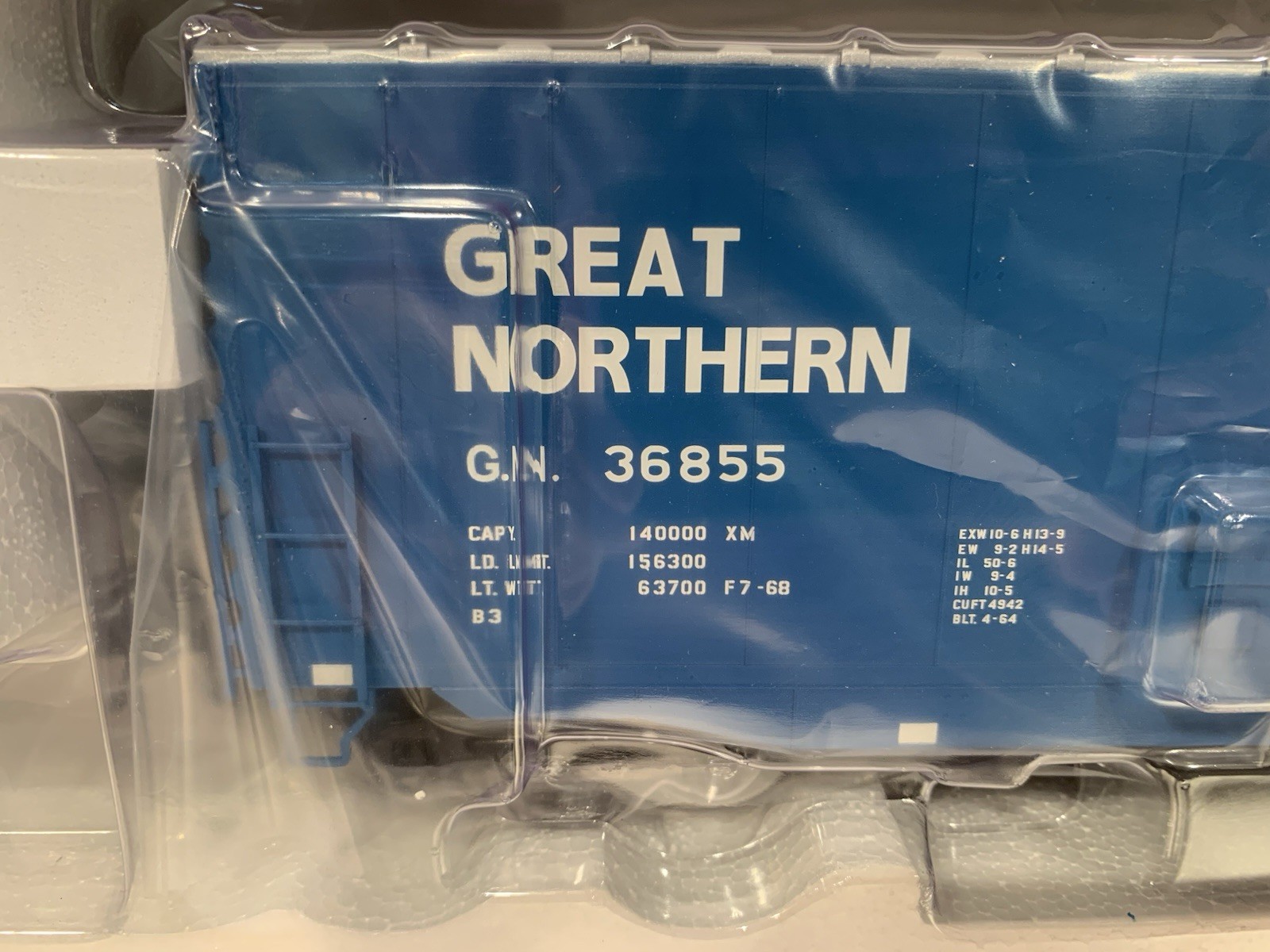 ATLAS O 3-RAIL GREAT NORTHERN 50’ PLUG DOOR PS-1 BOX CAR! O SCALE FREIGHT BOXCAR