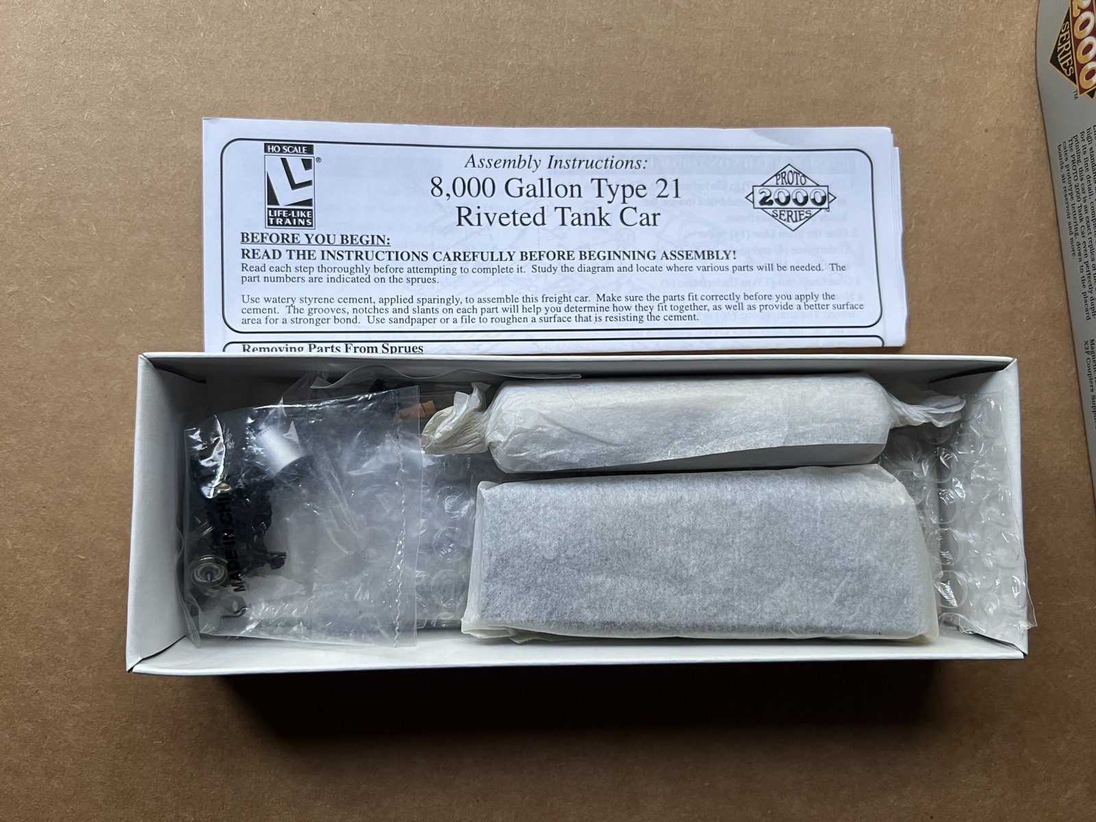 Proto 2000 HO Kanotex #8212 8000 Gallon Type 21 Riveted Tank Car Kit #21279 NOS