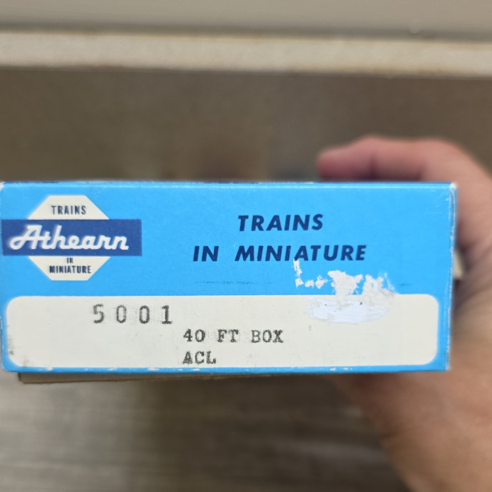 Athearn HO 40′ Box Car Atlantic Coast Line Brown 5001 Plastic Steel