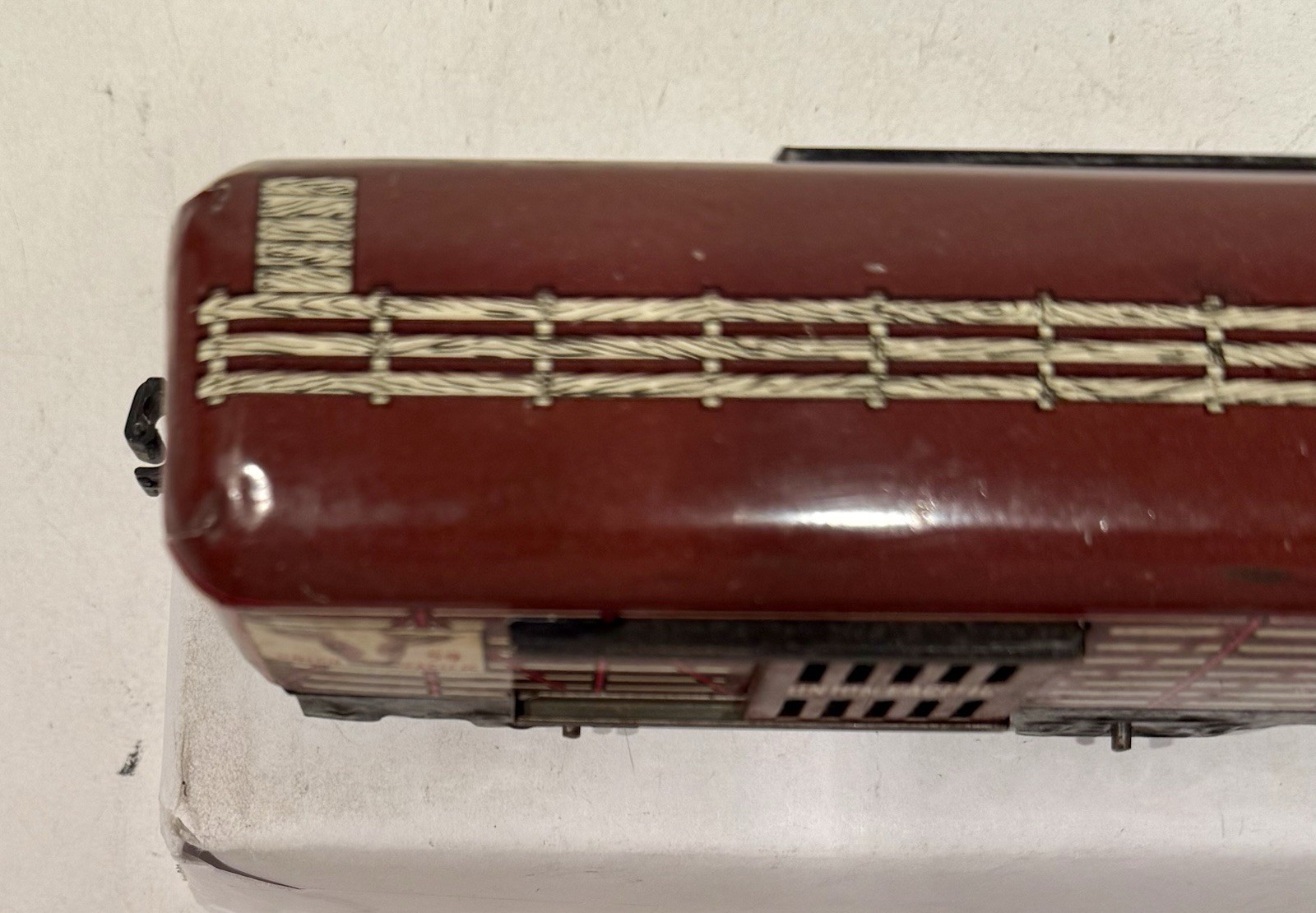 Marx 59 U.P. Stock Car – 6 inch / 4 Wheel / Plastic Knuckle Couplers