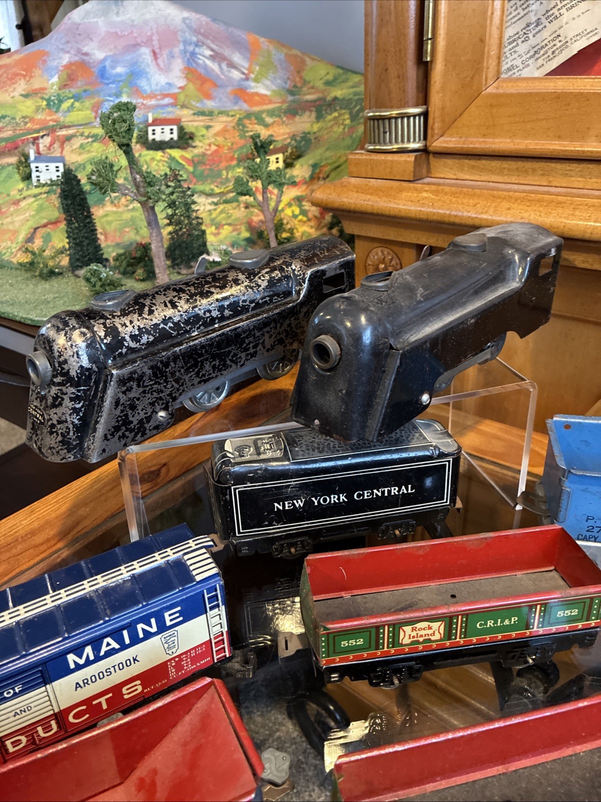 ~Lot~Marx lionel AF Flyer Prewar Postwar Tinplate O Gauge Loco’s/Rolling Stock!!