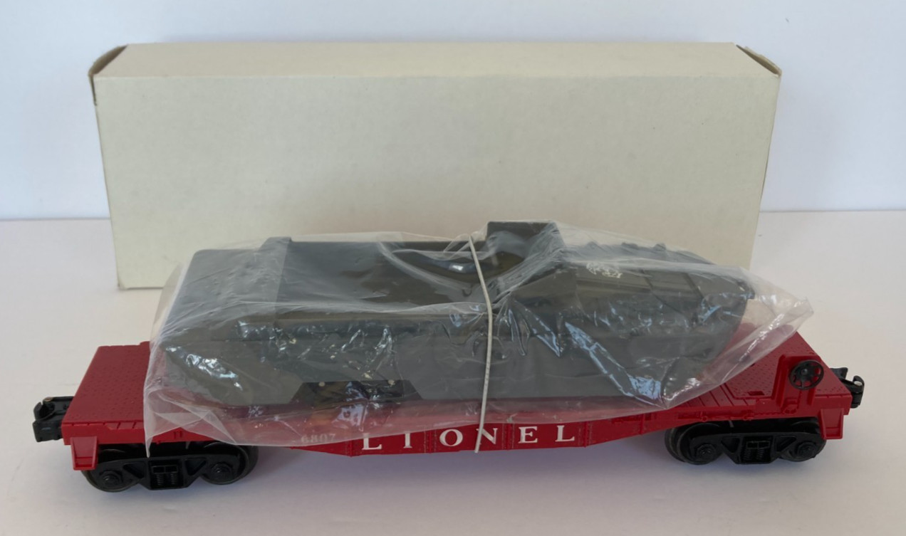 Lionel #6807 Flat Car with Amphibious Vehicle