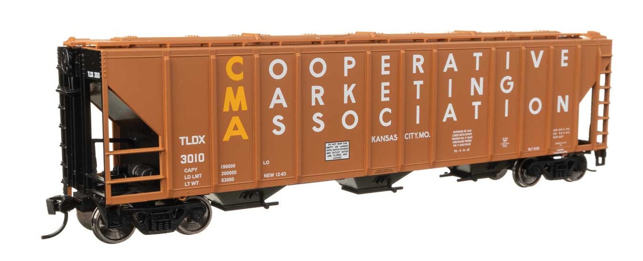 Walthers HO Scale ~ 50′ Pullman-Standard PS2-CD 4427 ~ CMA TLDX #3014 ~910-49421