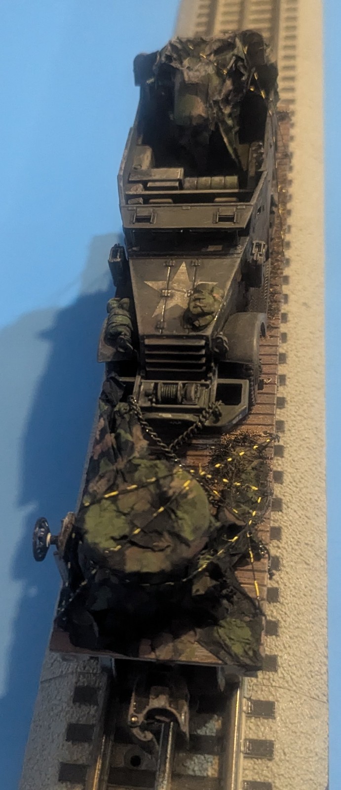 Trains, Planes , Military Vehicle O Scale 1:48 M16 Ready To Roll,Great Detail