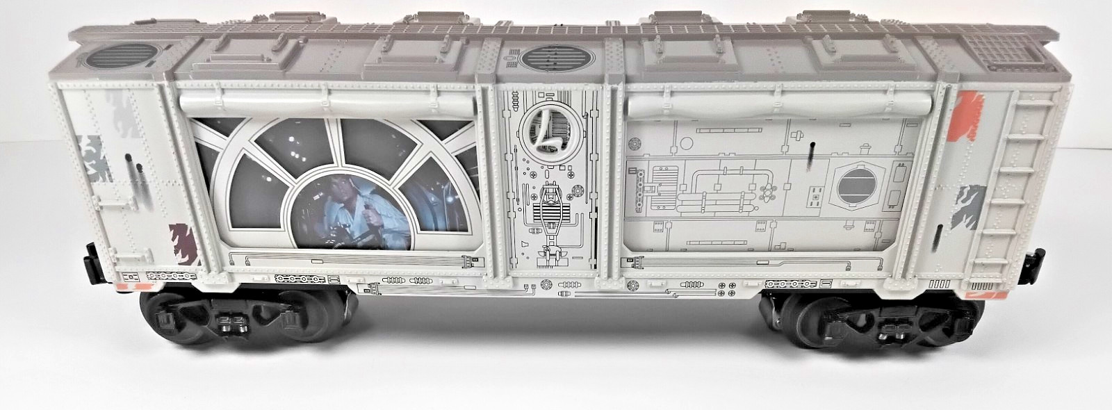 Lionel O Gauge Star Wars Rebel Millenium Falcon “A New Hope” Illuminated Boxcar