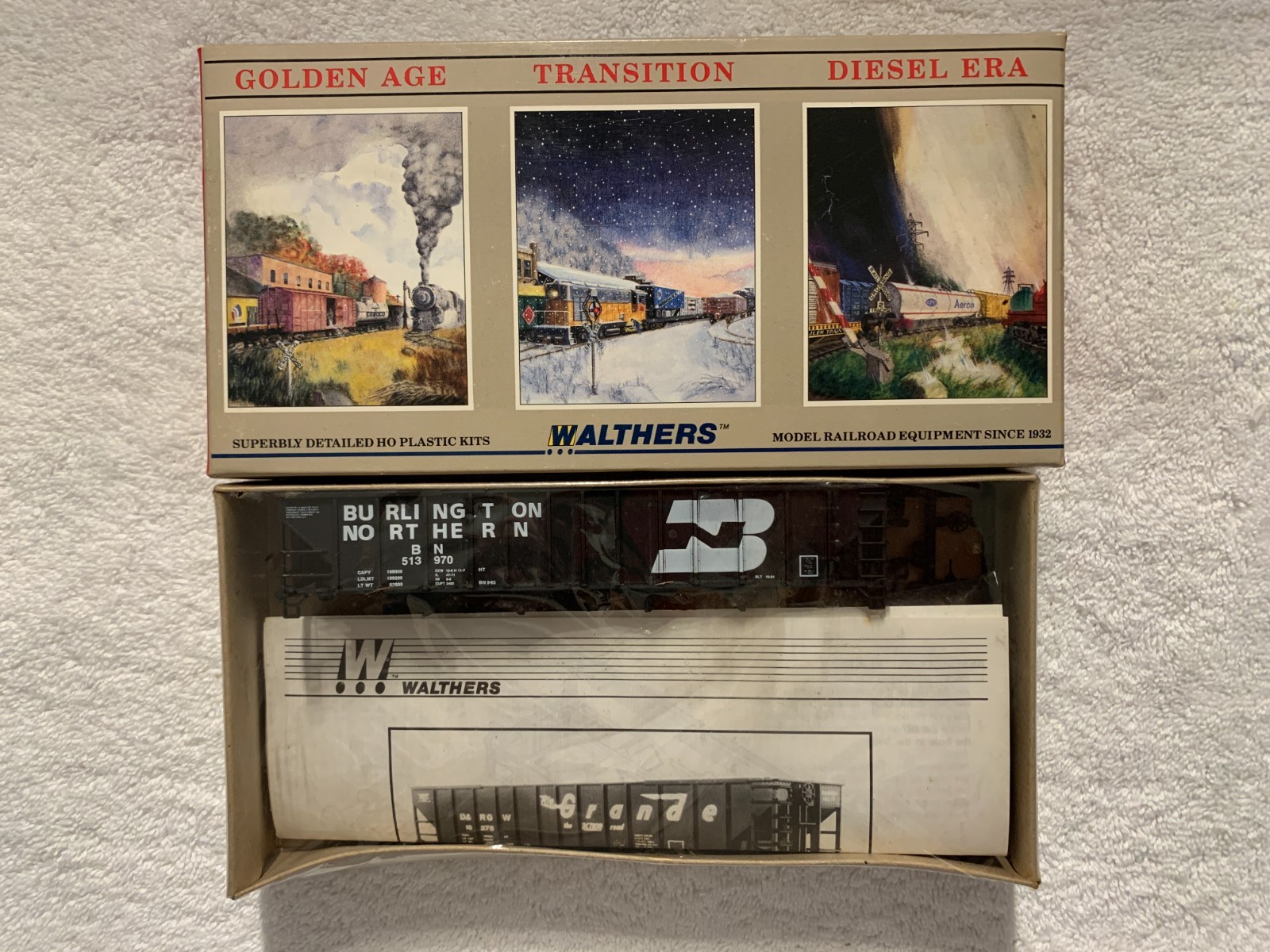Walthers Red Box HO Scale Unassembled Hopper/Gondola Kits each sold separately