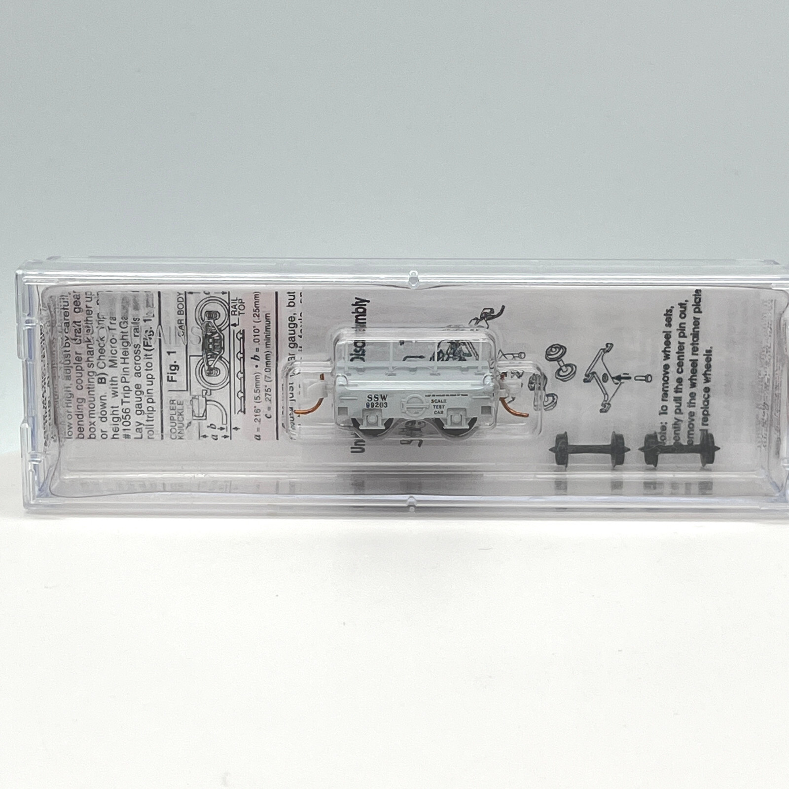 Micro-Trains N Scale 12100040 St Louis Southwestern Scale Test Car SSW 99203