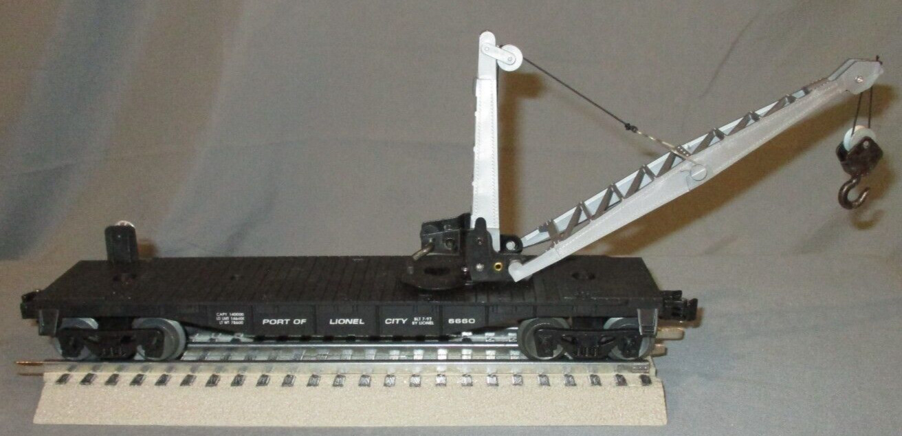 Lionel 16746 Port of Lionel City POLC #6660 6670 Style Derrick Car O/027ga. 1997