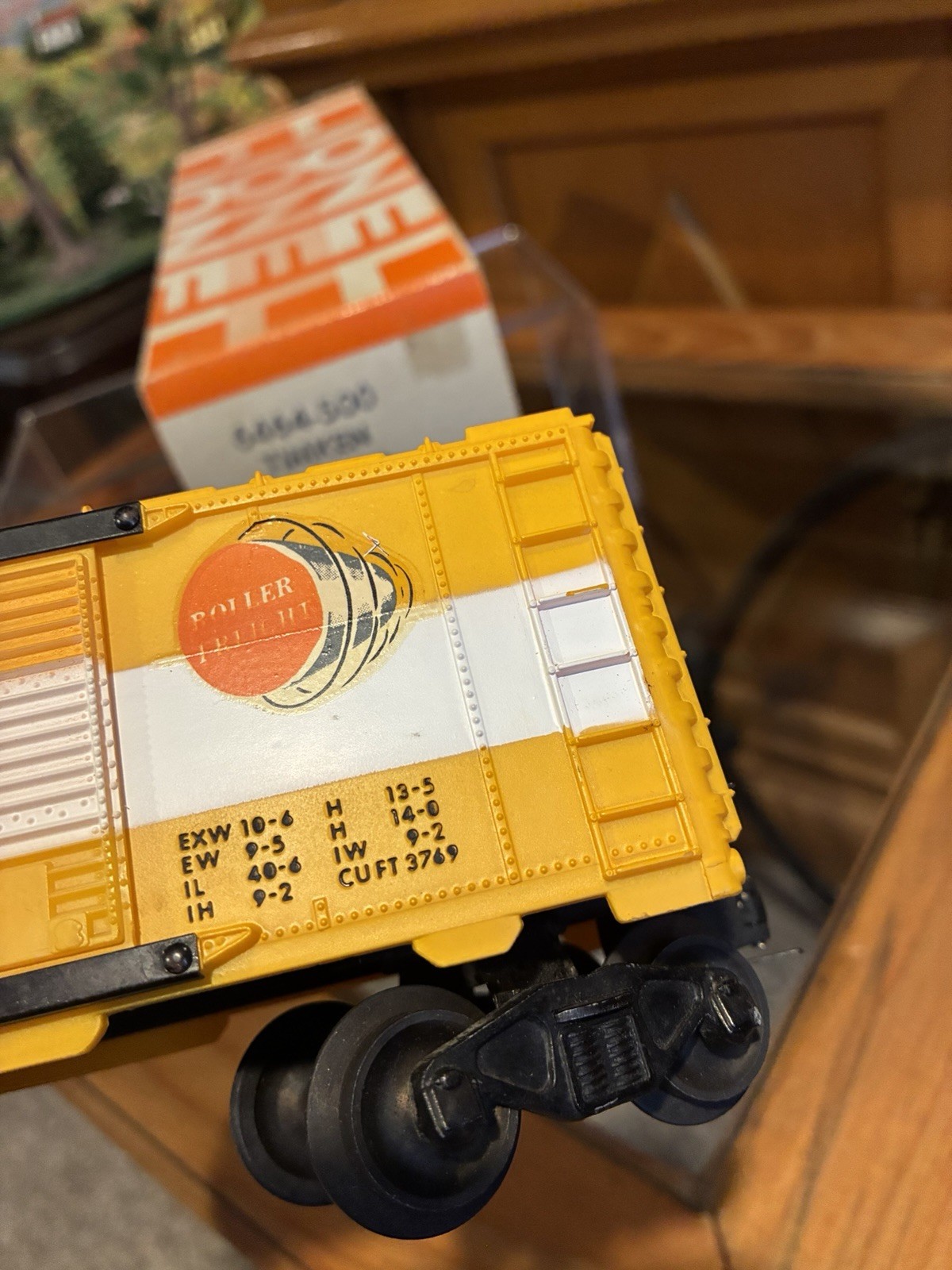 ~Mint Un-Run~Lionel Postwar 6464-500 Timken (Painted Yellow Mold) C9 Boxed!