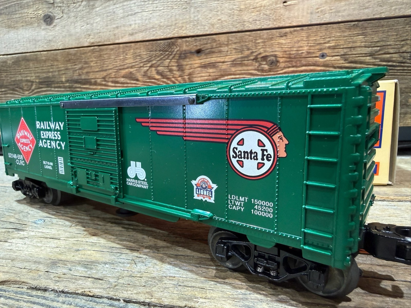 1996 Lionel, Chicagoland Lionel Railroad Club, CLRC REA-Santa Fe-HSC, Action Car