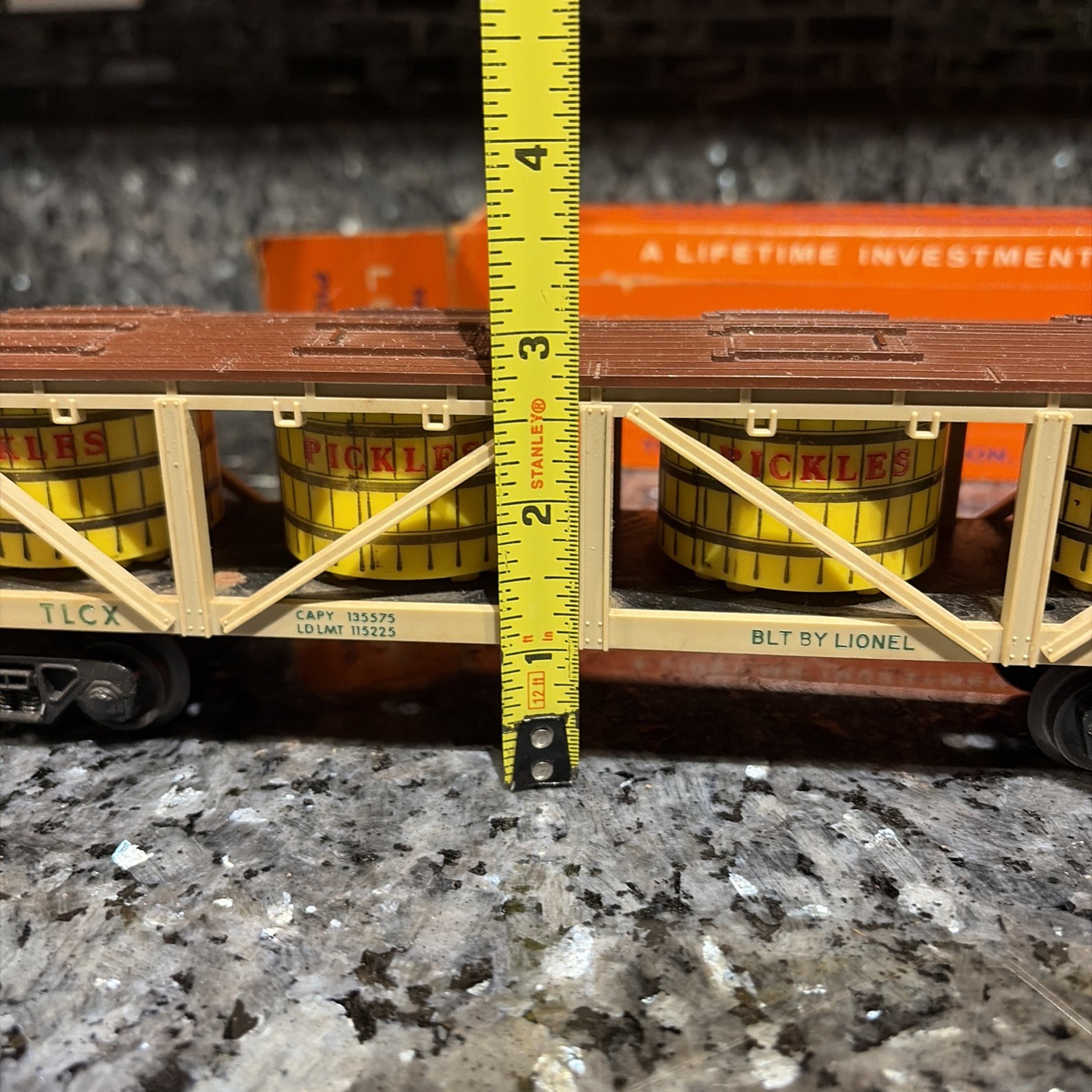 Postwar Lionel 6475 Pickle Vat Car From 1960~w/OB