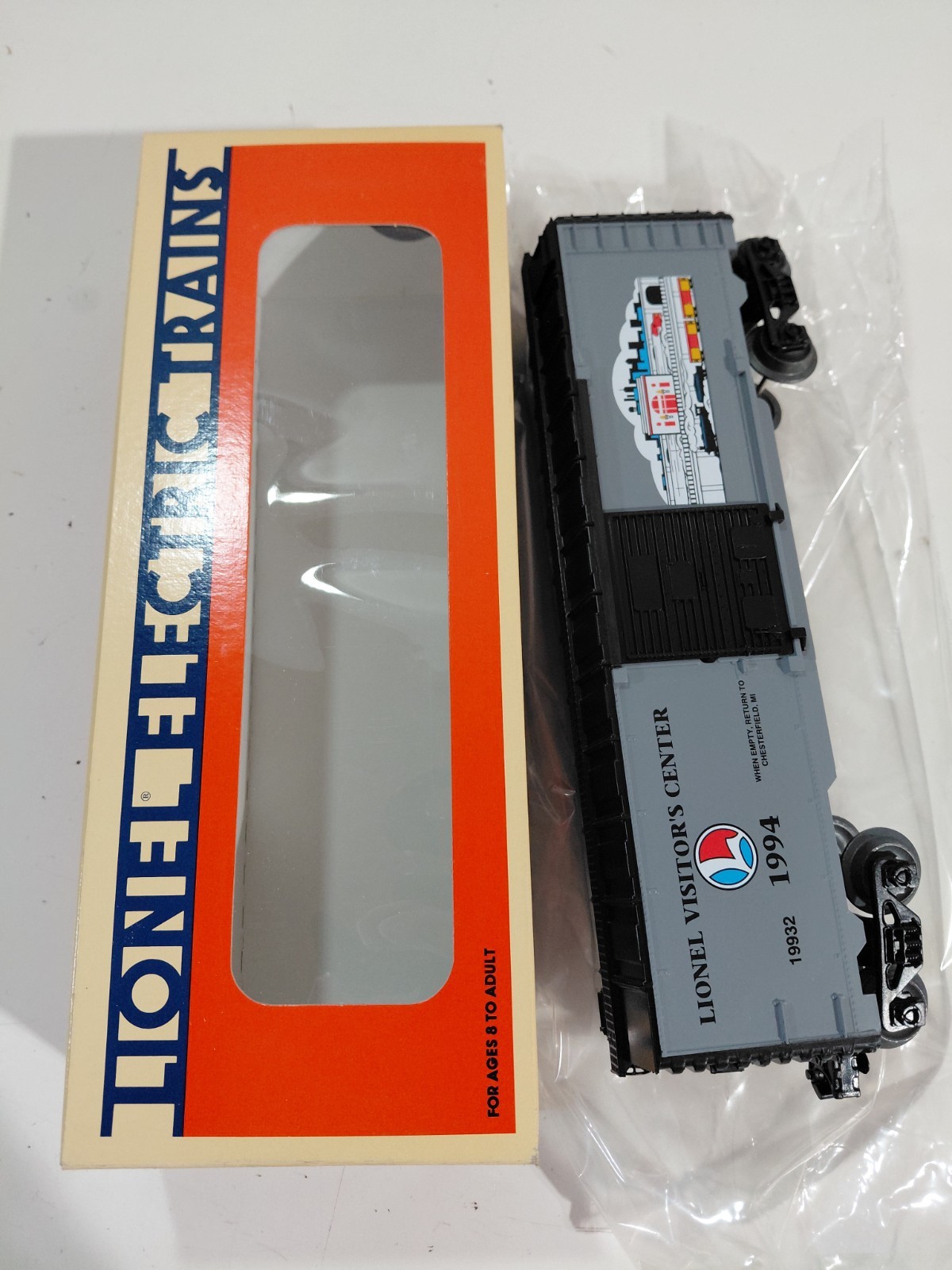 Lionel 6-19932 Train O Gauge Model Railroad 1994 Visitors Center Boxcar w/Box