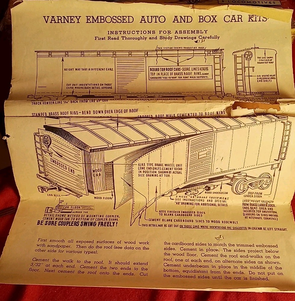 Rock Island Aluminum Express Freight Boxcar Rockets Varney Wood Kit B-37 RI20069