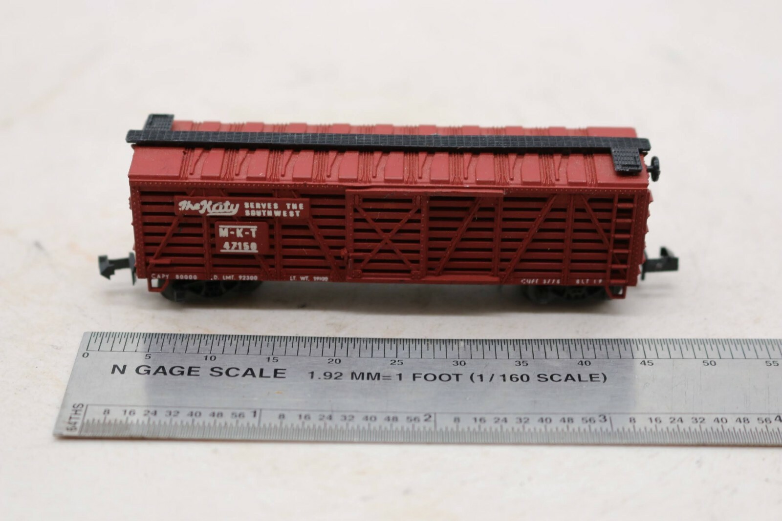 Trix / MiniTrix N Scale M-K-T “The Katy Serves the Southwest” Stock Car #47150