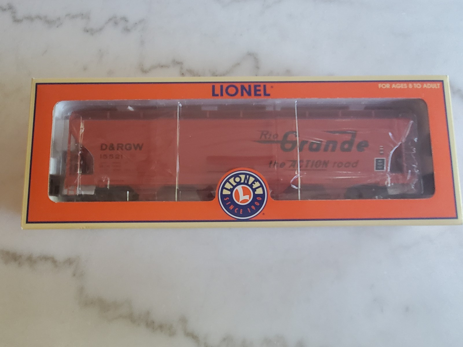 Lionel 6-17187 Rio Grande ACF 4-Bay Hopper O Gauge vintge NIP