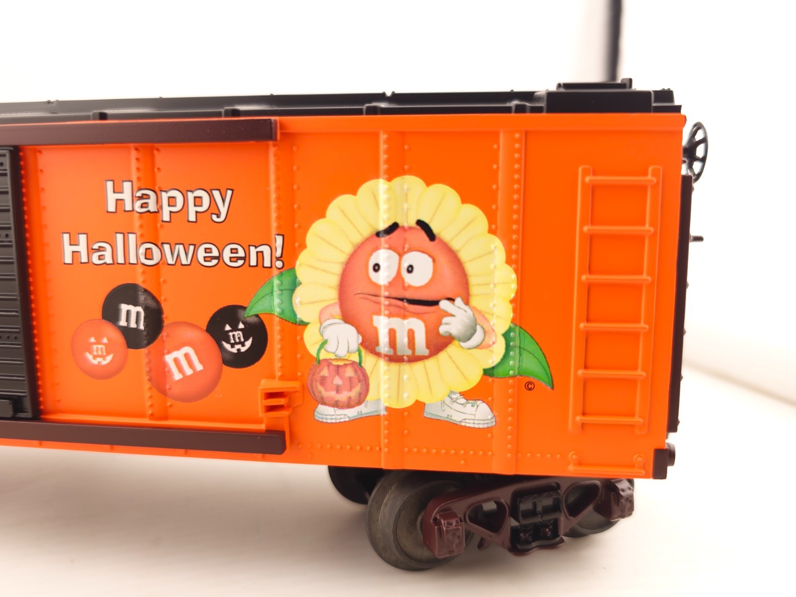 *READ MTH O Gauge 30-74538 O Gauge M&M’s Happy Halloween Box Car Model Train Car