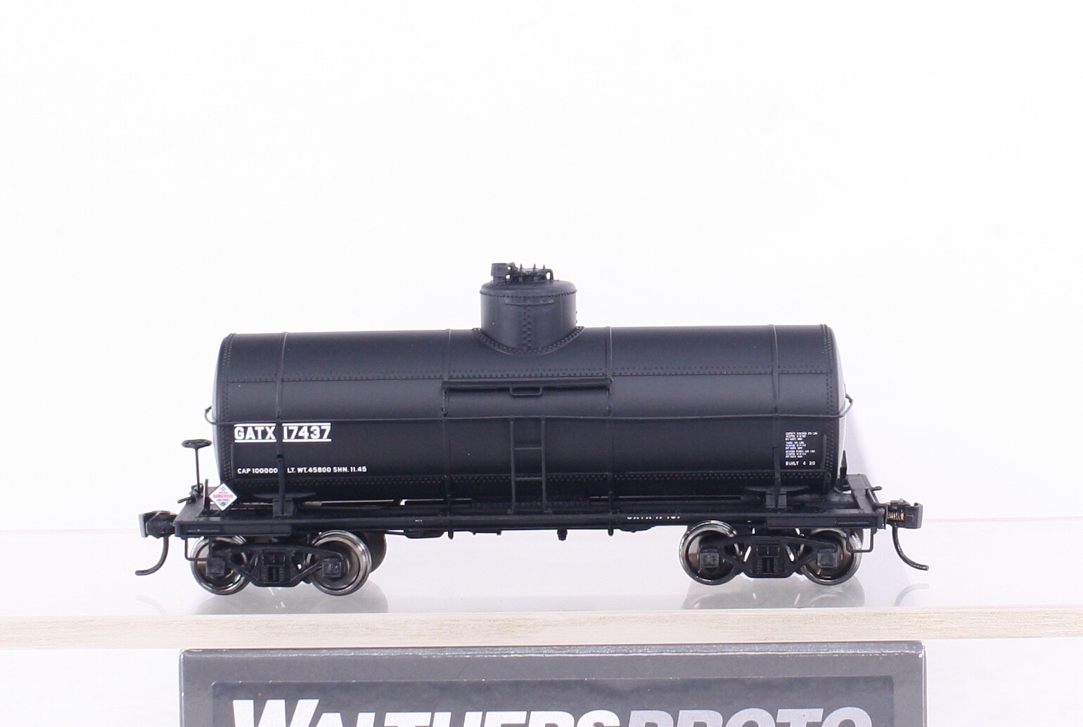 Walthers PROTO 920-100505 GATX Type 21 ACF 10k Gal Tank Car GATX 17437