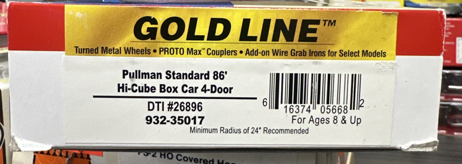 Walthers Goldline HO 932-35017 PS 86’ Hi-Cube Box Car 4-Door DTI NIB