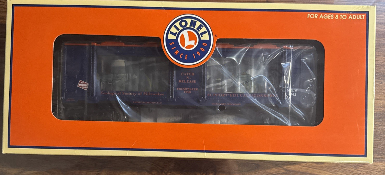 Lionel 6-52278 LRRC Milwaukee Road Freshwater Fish Second Aquarium Car New