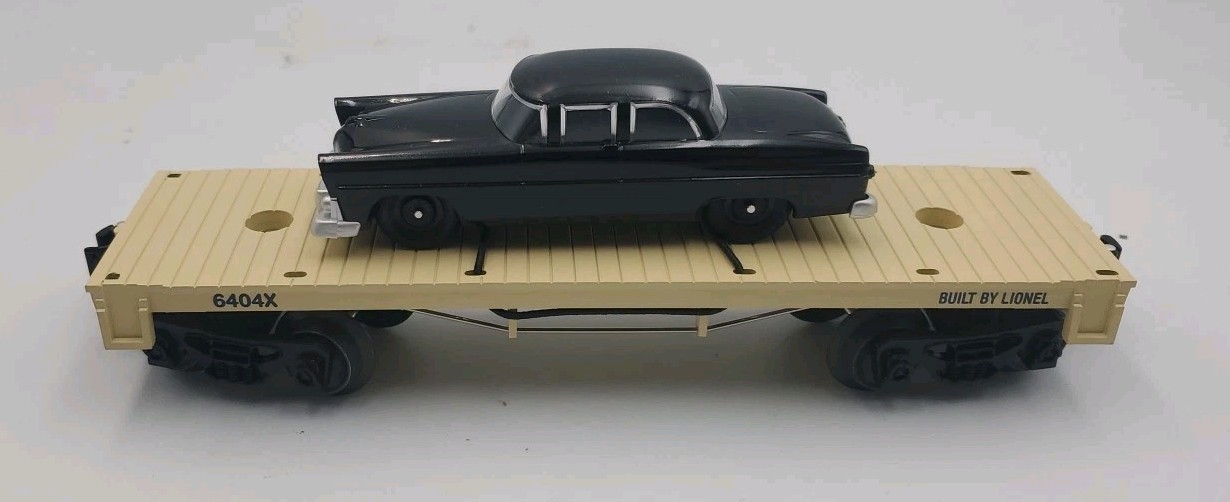 Lionel 30135F Lionel Lines 6404X Flatcar w/Removable Sedan Load O/027 ga 2011-15