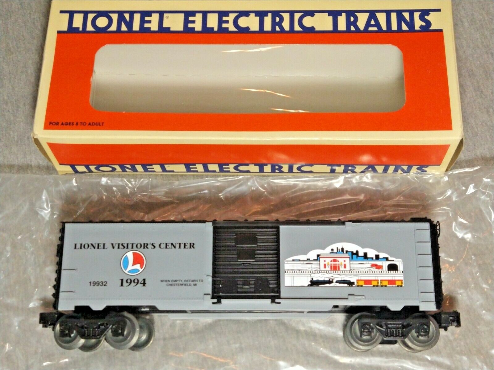 Lionel 19932 “Lionel Visitor’s Center 1994” Boxcar #6-19932 ~ TS