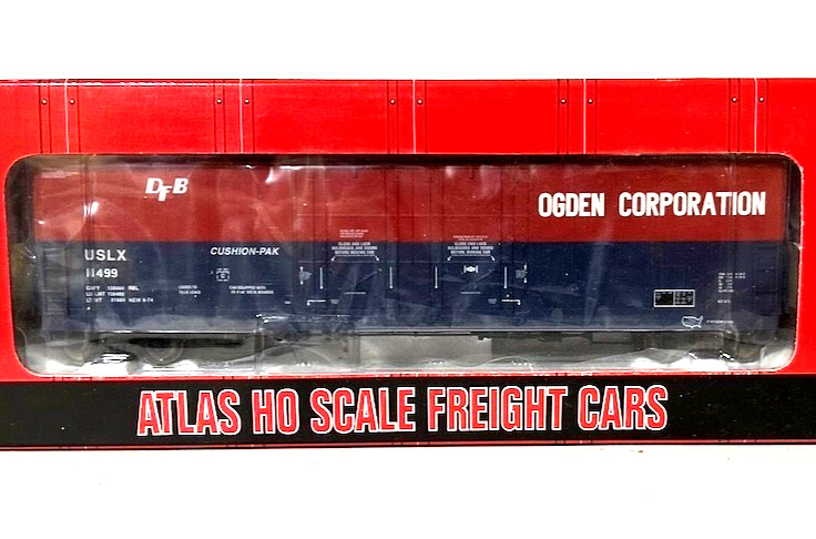 RTR Atlas Evans Double Plug Door Box Car-Ogden Corporation #11499 BUILT-LAYOUT M