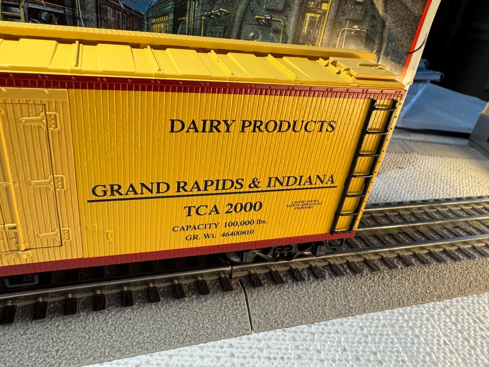 🚂 K-LINE -STANDARD O – Dairy Products Grand Rapids & Indiana REEFER⚡ L2136