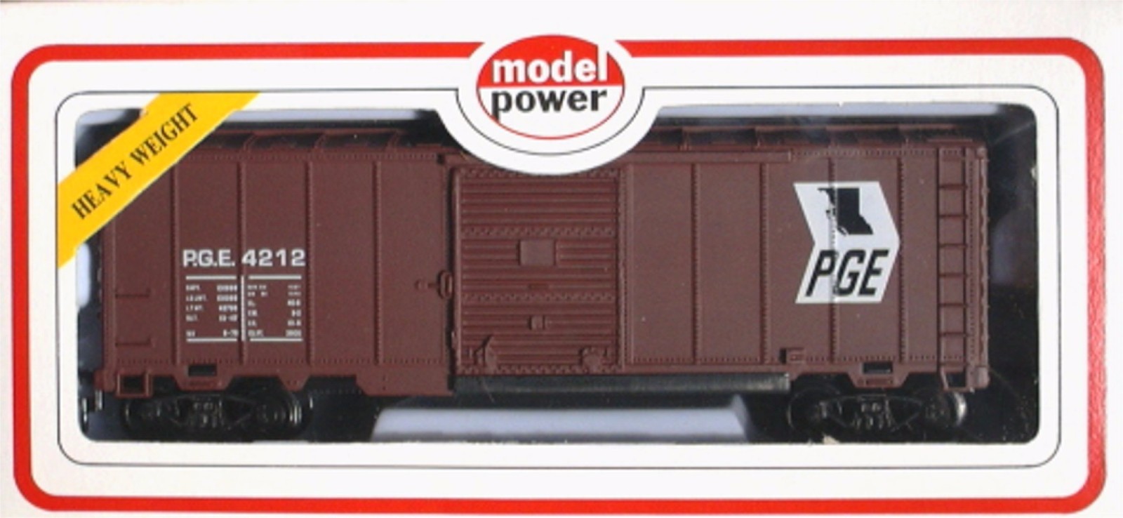HO SCALE MODEL POWER PGE BOX CAR