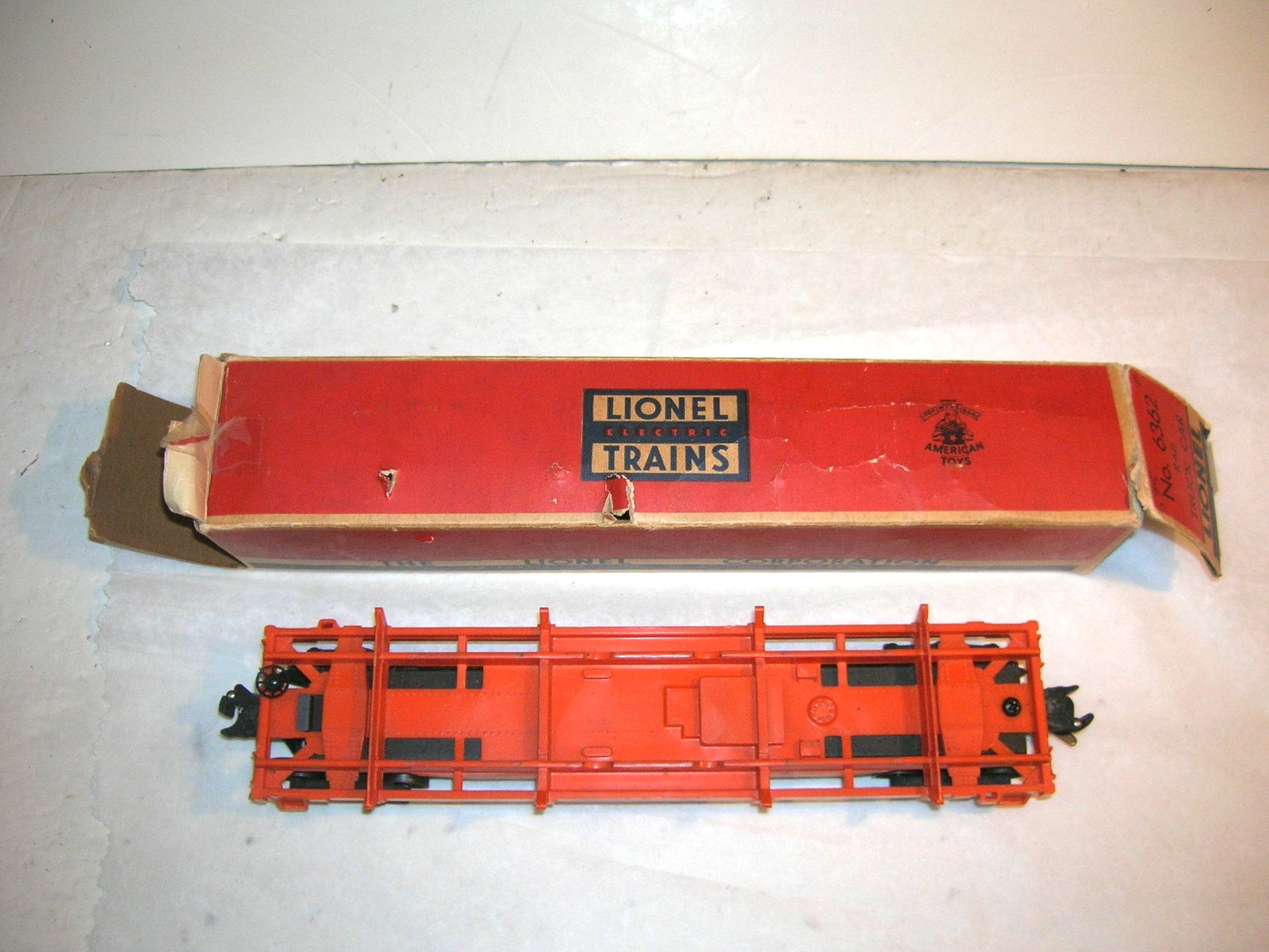 Vintage Lionel Postwar 6362 O Gauge Rail Truck Car #636255 with Box !