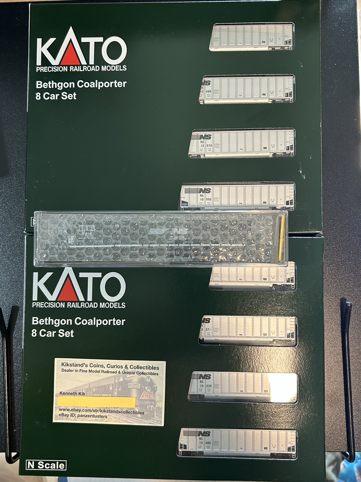 Kato N Norfolk Southern Bethgon Coal Set 16 Cars + SD80MAC Locomotive – New!