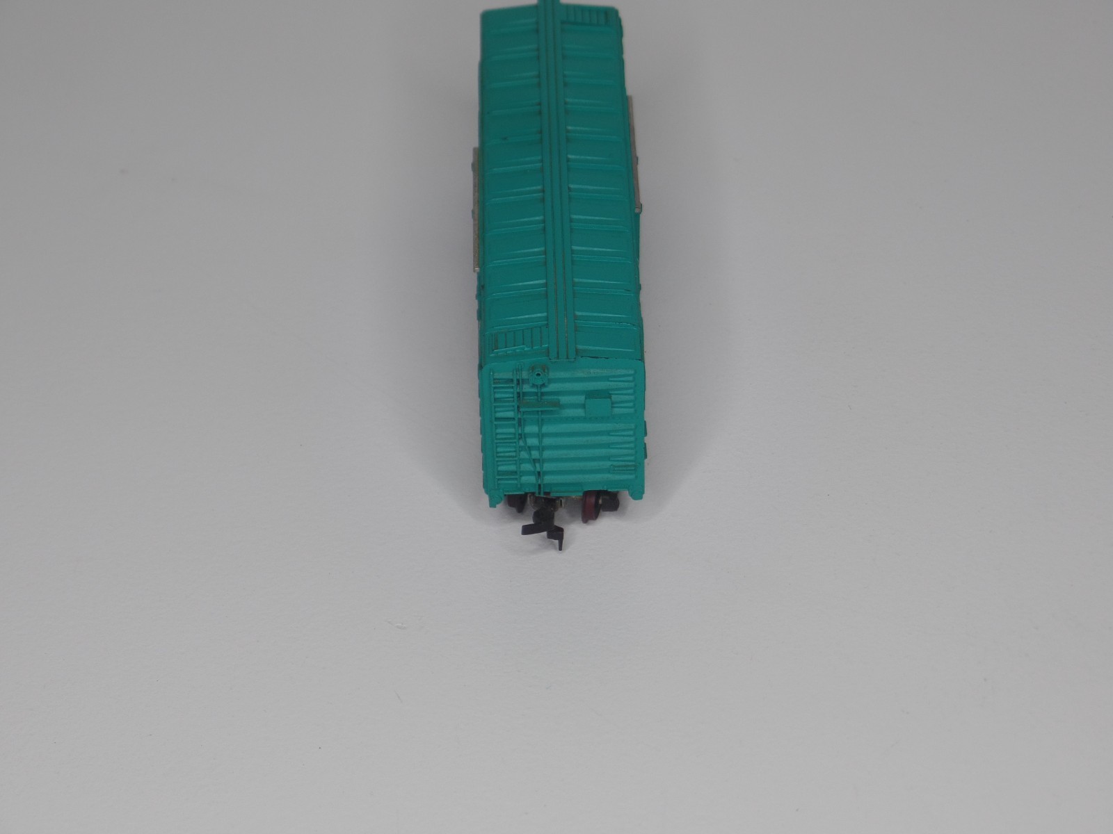 Mantua HO Scale 1:87 Santa Fe #80680 ATSF Blue Teal Stock Cattle Freight Box Car