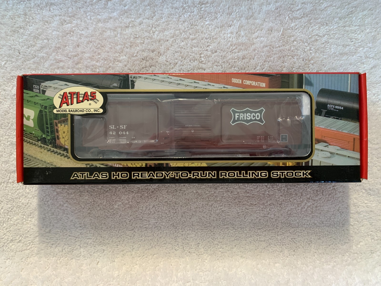 Atlas #1352-1 HO Scale Frisco 50′ Precision Design Box Car #42044