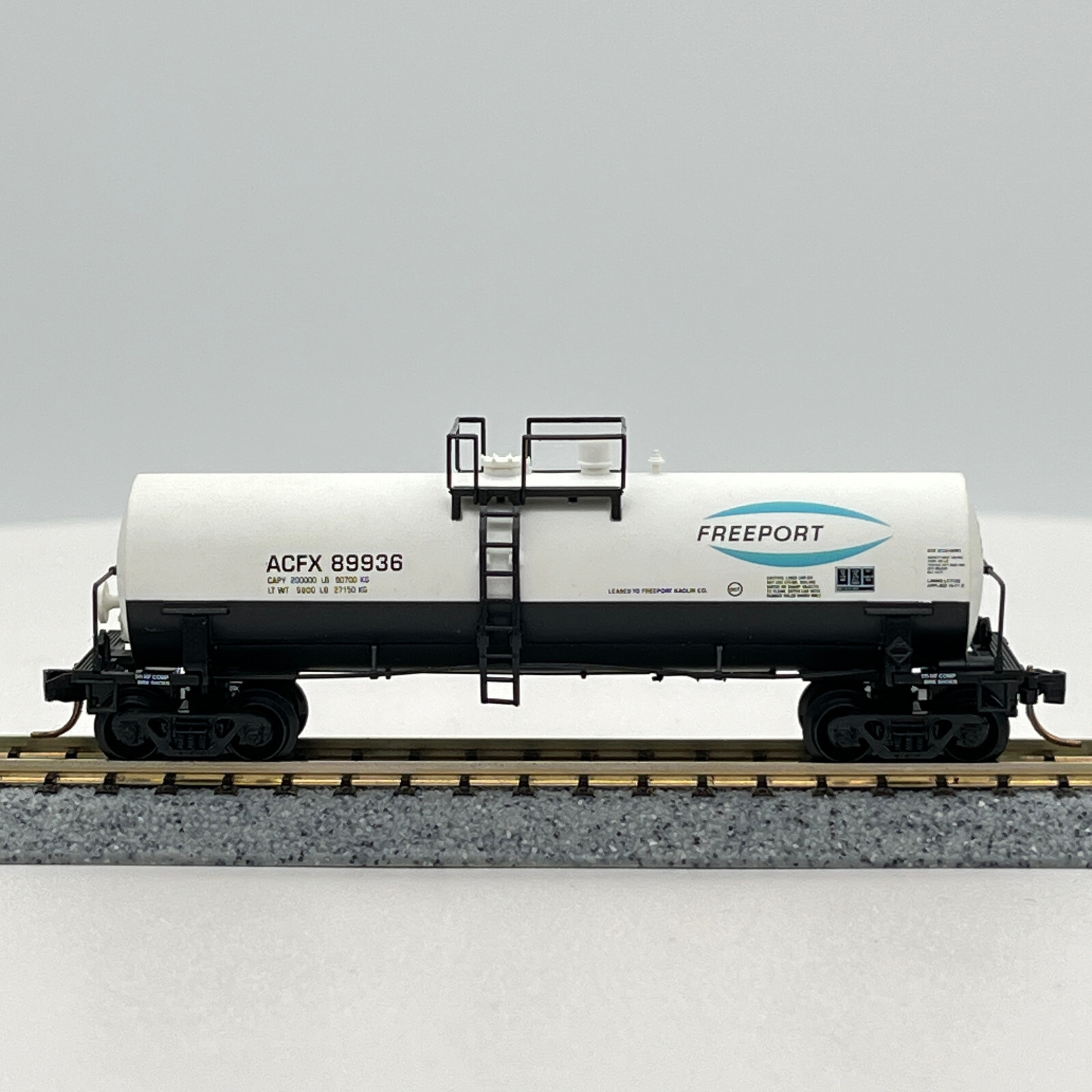 Atlas N Scale 34881 Freeport Kaolin Single Dome Tank Car ACFX 89936
